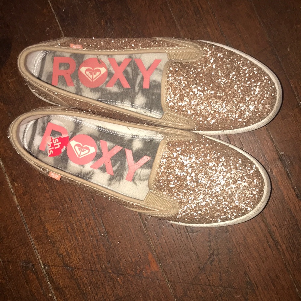 Glittery slip on